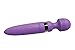 Shibari Mega Deluxe, 28 Different Speeds & Pulses, Wireless, Waterproof, Large Sized Power Wand Massager (Purple)