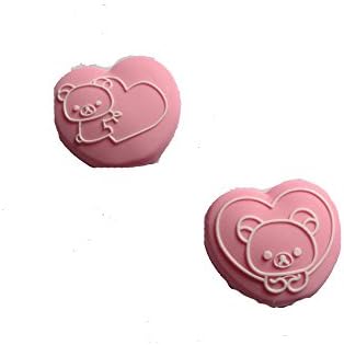 2 PCS Tennis Racket Shock Bear Heart Absorber Badminton Racket Damper Tennies Rackets Damper (Pink)