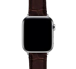 BARTON WATCH BANDS - Coffee Brown & Black Hardware