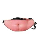 Funny Pop Dad Belt Bag Men Travel Bags Flesh Color Creative Fanny Pack Beer Fat Belly Bum Pouch Waist Bag
