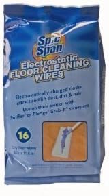 Spic and Span Electrostatic Floor Cleaning Wipes