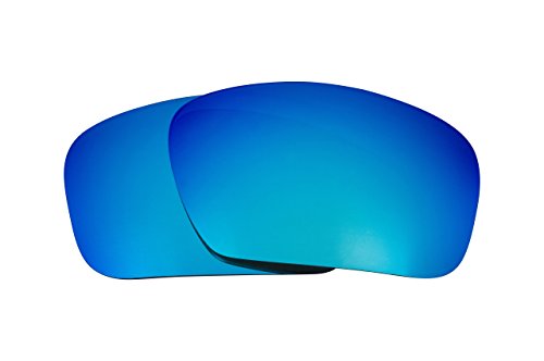 New SEEK OPTICS Replacement Lenses Oakley BADMAN - Polarized Blue Mirror