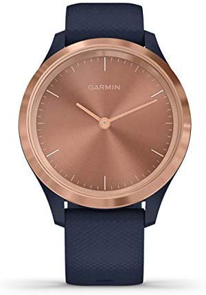 ایگرد | قیمت و خرید Garmin Vivomove 3S Hybrid Smartwatch and Wearable4U  Power Pack Bundle (Navy/Rose Gold)