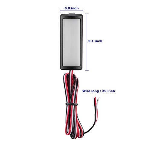 JIANFA Car LED light,Car Interior Light Dc 12V Car Reading Lights Mini Car Interior LED light for various vehicles, like Car, Boat,Van, Truck, Trailer, Motorhome (White)
