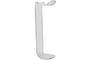Garneck Translucent Acrylic Headphone Stand Holder Desk Headset Display Hanger Stable for Gaming Office Use
