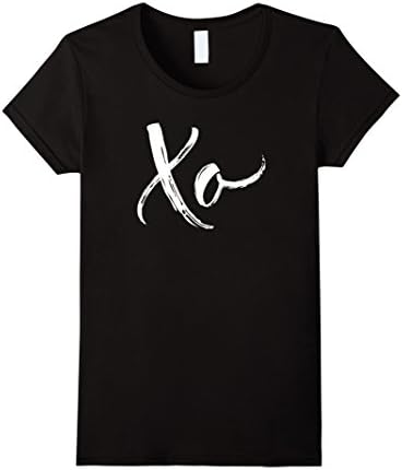 Women's XO Valentines Day T-Shirt XOXO LOVE Girl Women - Unisex Medium Black