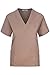 MedPro Women's Unisex Solid Medical Scrub Set V-Neck Top and Cargo Pants Khaki XL (GT-766)