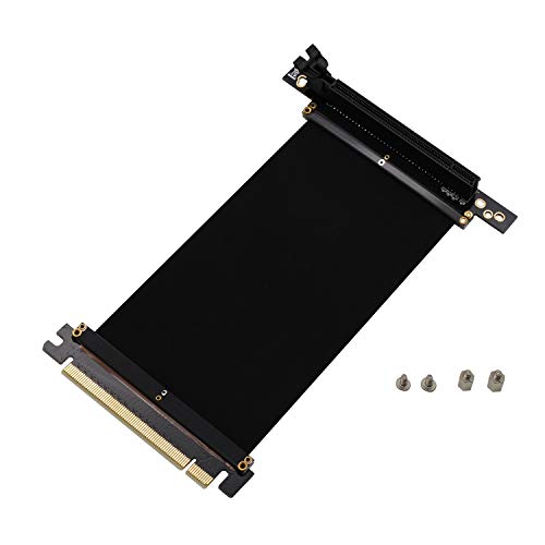 EZDIYFAB New PCI Express 16x Flexible Cable Extension Port Adapters
