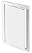 Access Panel Door 6'' x 6'' Inch - White Opening Flap Cover Plate - Box Door Lock - Door Latch