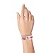 500 WristCo Red Party Tyvek Wristbands for Events - Comfortable Tear Resistant Paper Bracelets ID Wrist Bands for Concerts Festivals Admission Party Identification Tours