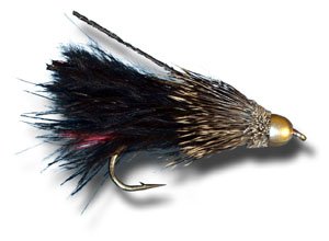 Conehead-Marabou-Muddler-Black-Fly-Fishing-Fly