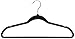 10 Pack Velvet Non-Slip Suit Hanger (Black)