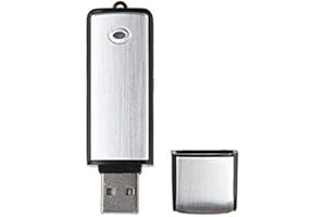zolyet USB Voice Compact Hidden Spy Listening Device One-Click Digital Audio with Long Battery Easy to Use File Retrieval for