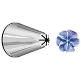 Ateco Star Piping Tip, Silver, Stainless Steel