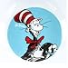 Bumkins Dr. Seuss Melamine Bowl, Blue Cat in The Hat