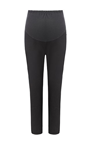 Foucome maternity dress pants wide leg work office over-bump trou…