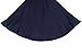 BELAROI Women's Casual Flare Plain Simple 3/4 Sleeve T-shirt Loose Dress (3X, Navy Blue)