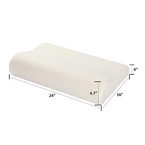 Ureverbasic Pillow Case/Pillow Cover for Memory Foam Contour Pillow，100