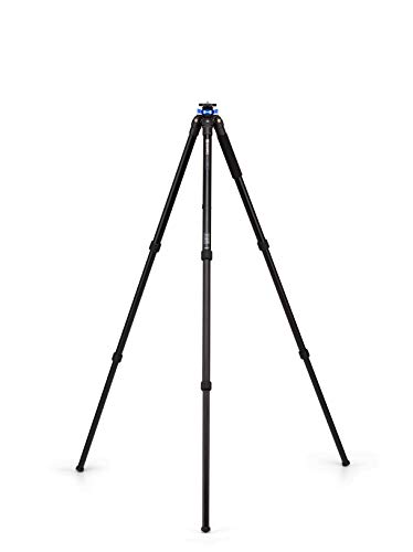 Benro Mach3 Aluminum Tripod – Professional Heavy-Duty Tripod for DSLR & Mirrorless Cameras, 3-Section Twist Lock Legs, Magnesium Casting, and Interchangeable Feet for Ultimate Stability (TMA37AL)