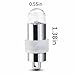 Jofan 24pcs Warm White Mini Lights Paper Lantern Lights LED Balloon Lights for Floral Party Wedding Decoration (Waterproof and Submersible)