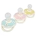 Dianoo Baby Pacifier, 100% Silicone Orthodontic Pacifier, 2PCS (the colors will be sent at random)