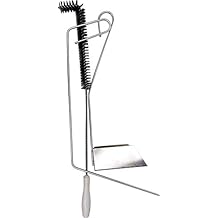 Serv-Ware Fryer Cleaning Tools 3 Piece Set | Deep Fryer Cleaning Rod, High Temp Bristle Fryer Cleaning Brush, Deep Fryer Crumb Scoop | Heat Resistant, Durable, and Long Lasting | Best Fryer Tools