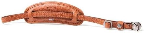 Barber Shop Tight Contour Camera Hand Strap, Grained Brown Leather