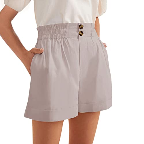 Slip Shorts Cotton Shorts for Women Plus Size Outdoor Shorts Knee