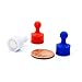 Multi Color Magnetic Pins Pawn Style, Colorful, Whiteboard, Office & Home, Map Pins, Set Comes with Assorted Colors Magnetic, Kids, School, Classroom, Tiny, Fridge, Board & Markers - MapMagnets