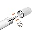Jelanry Magnetic Replacement Cap for Apple Pencil 1st Generation Cap Stylus Protective Cover Caps for Apple Pencil 1st Gen iPad Pro Pen White