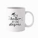 Funny Mugs, LOL Graduation Mug Gift - Now Hotter by One Degree - Great Gift for College and High School Graduates