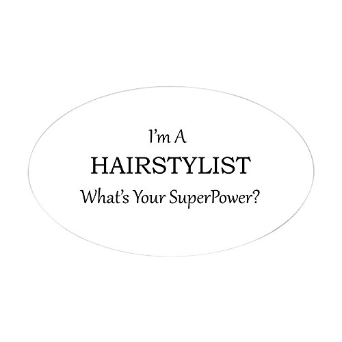 CafePress Hairstylist Sticker Oval Bumper Sticker, Euro Oval Car Decal