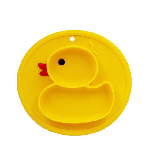 Hli-SHJHsmu Baby Food Kids Toddlers for Silicone Feeding Plates and Suction Placemats