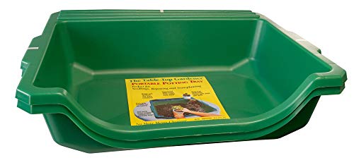 Argee RG155-2 Table-Top Gardener Portable Potting Tray, 2 Pack, Green