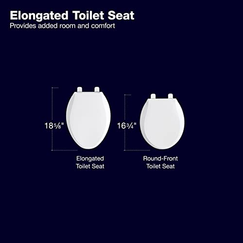 KOHLER K477447 Brevia Elongated Toilet Seatwith QuickRelease Hinges