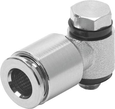 Festo 558827 Model NPQM-LH-M5-Q4-P10 Push-In L-Fitting (Pack of 10)