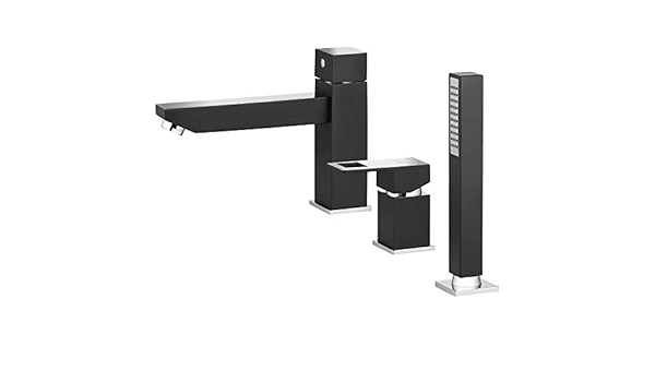 Deante BCZ_B130 ANEMON - Grifo de baño, cromo/negro: Amazon ...