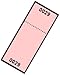 400 Label Outfitters® Pink Pre Numbered Raffle and Event Tickets - Laser and Inkjet Printable, 50 Sheets, 8 Numbered Tickets and Stubs per Sheet
