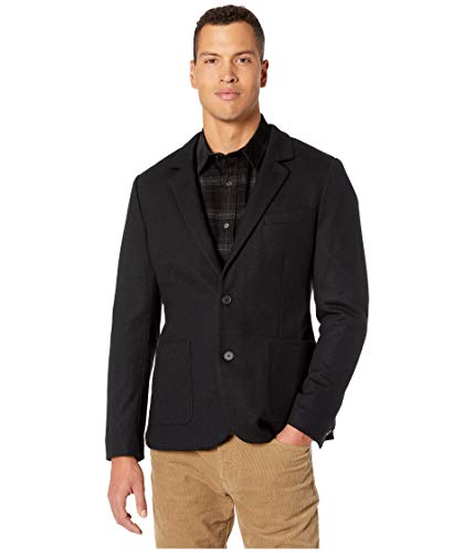 mens black unstructured blazer