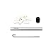 SilverStick Slim 15 Cotton Filters (Slim), Poker, End Cap and a Cigarette Style Pipe
