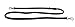 SeptCity Grain Leather Adjustable Shoulder Straps -1.2 CM Width (Black)