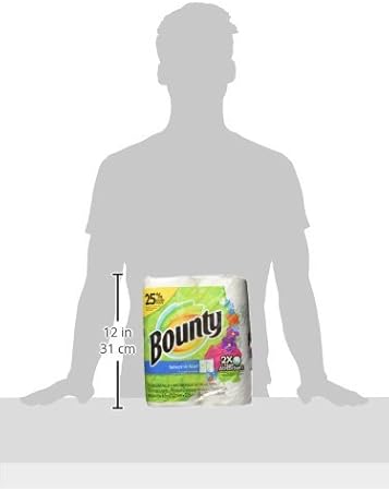 Amazon De Bounty Select A Size 2 Lagig 74 Blatt Papier Handtuch Big Rolle Weiss 2er Pack