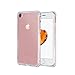 iPhone 7 Plus Case,Shockproof Soft Bumper Cushion Shock-absorption Ultra Slim Fit Non-slip Flexible Easy Grip Clear TPU Protective Transparent Thin Back Cover Crystal Anti-drop Minimalist Apple