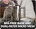 Bellemain French Press Coffee Maker Extra Filters Included, 35 oz, Stainless Steel