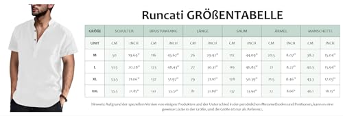 Runcati Mens Shirt Henley Shirts Summer Short Sleeve Casual Shirt No Stand Collar Business Shirts