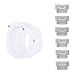 Silicone Travel Bottles with Facial Brush, Edoking TSA Airline Carry-On Approved FDA Certification Three Leakproof Walls Strong Adsorption and Hanger Design( 3oz 4 Pack)