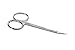 STALEKS Stainless Steel Extra Pointed Handmade Cuticle Scissors. Classic'20 4.13 Inch Scissors with Curved Blades and Blade Protector. Handmade in Europe