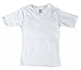 Jack & Jill V-Neck Short Sleeve Undershirts for Boys - T Shirts for Boys - Loose-fit Design White Undershirt - Made of Combed Cotton (Size 12)