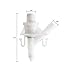 Halotronics RV Water Valve Replacement Kit: Sealand Dometic Part 385311641 for Toilets 300, 301, 310, 311, 320, 321