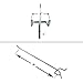 Presa CP40004-50PK Metal Peg Board Shelving Hooks, 8-Inch, 50-Pack